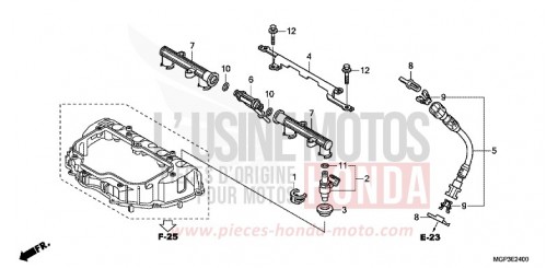 INJECTEUR CBR1000RRC de 2012